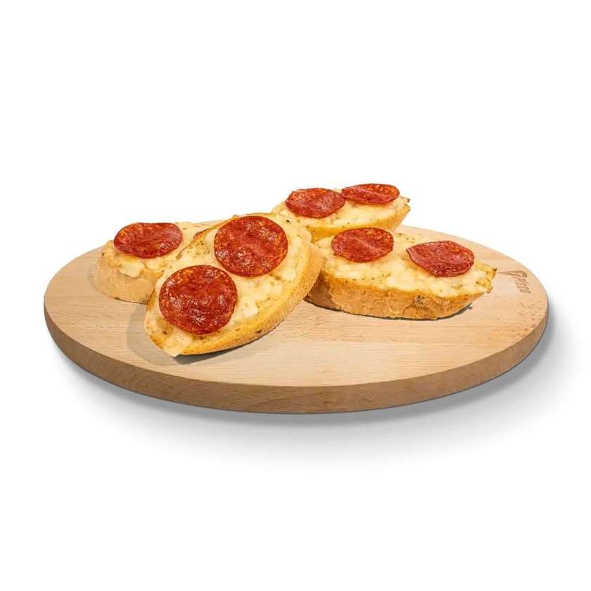 Pieczywo Czosnkowe z serem i salami 4 sztuki