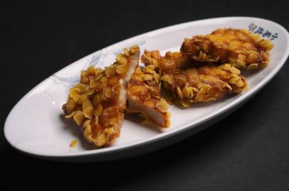 910. Breaded Prawns with Corn