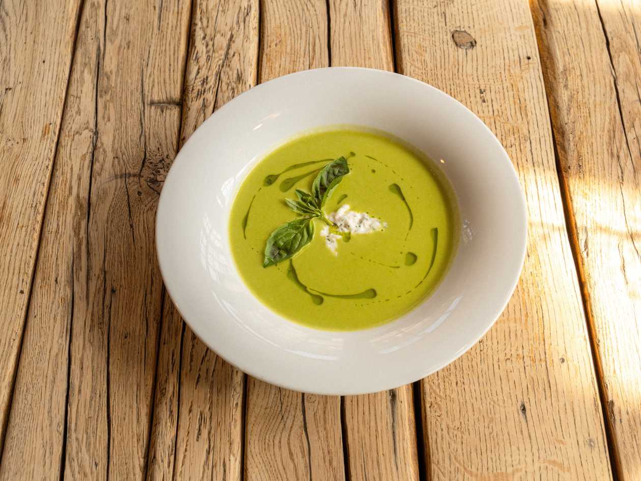 Cream of Green Pea Soup