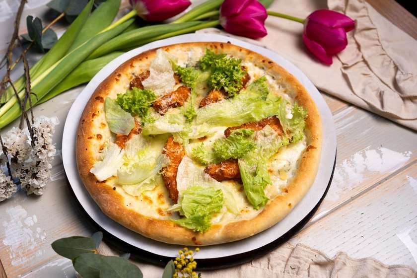 Buffalo Pizza with Chicken Strips