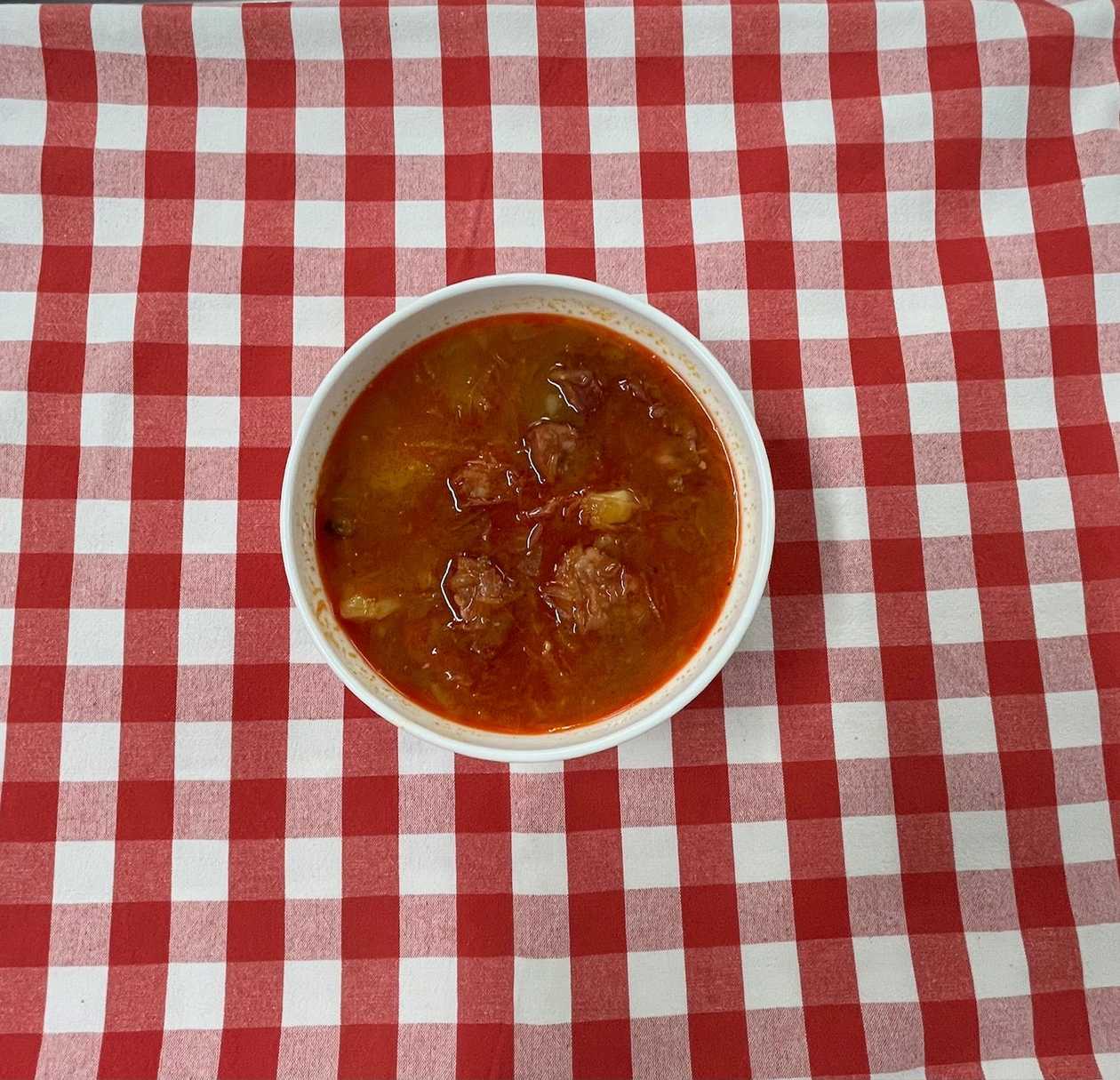 1. Zelňačka s klobásou