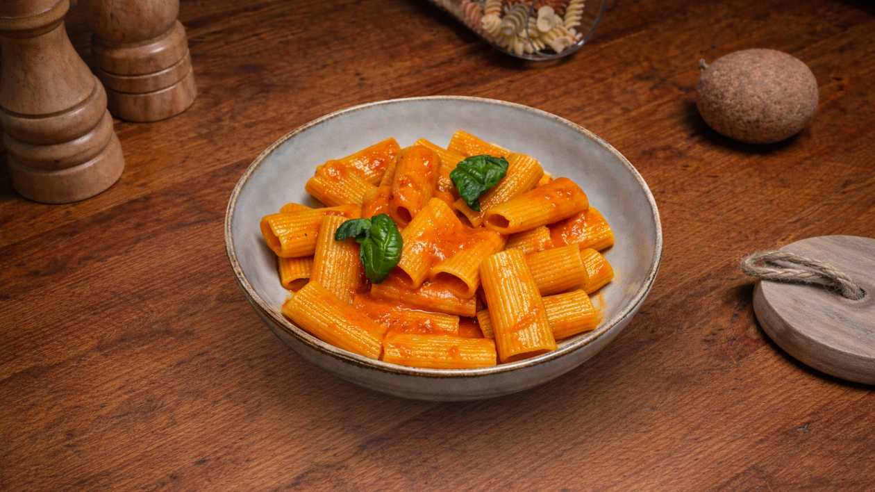 Vegan Rigatoni pomodoro