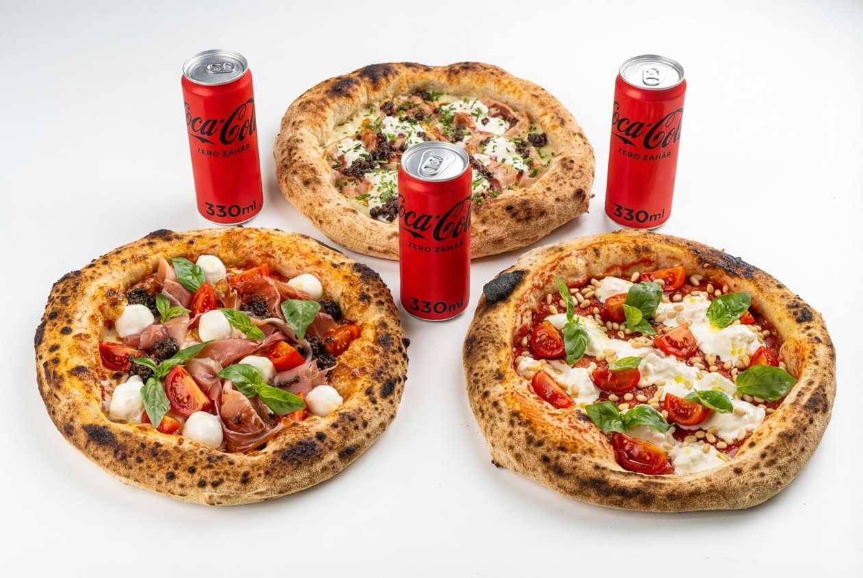 Ofertă pentru familie - Orice 3 pizza - Primești 3 Coca Cola GRATUIT