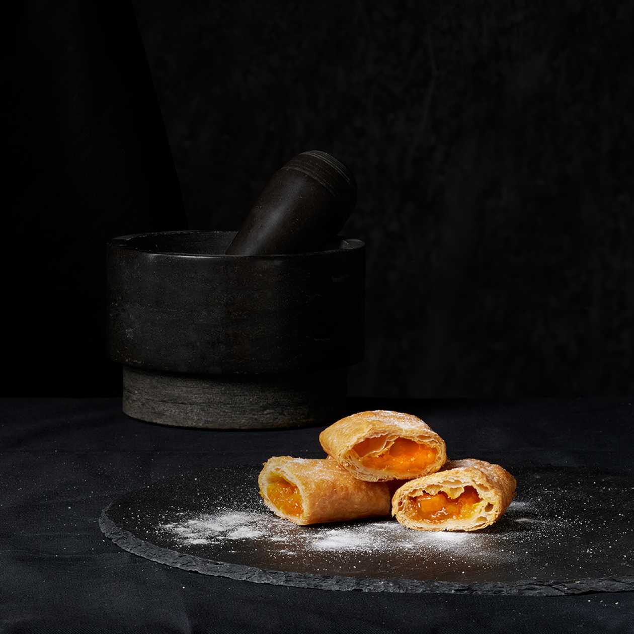 Ștrudel cu cremă cu dovleac