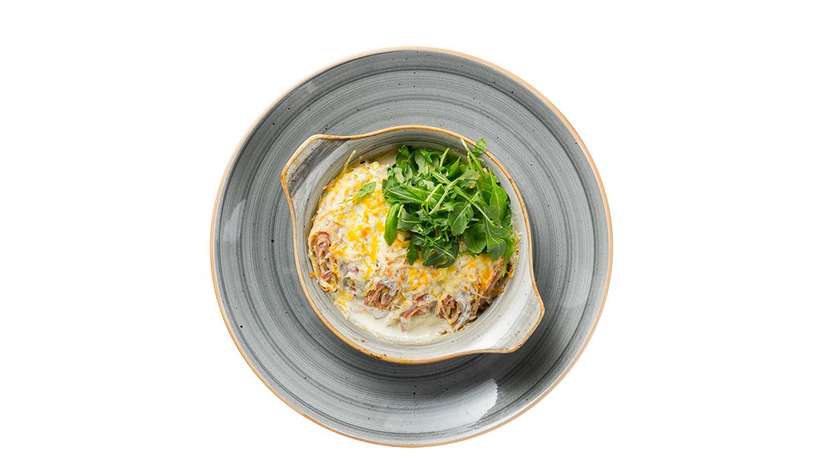 Lietiniai su kumpiu ir sūriu