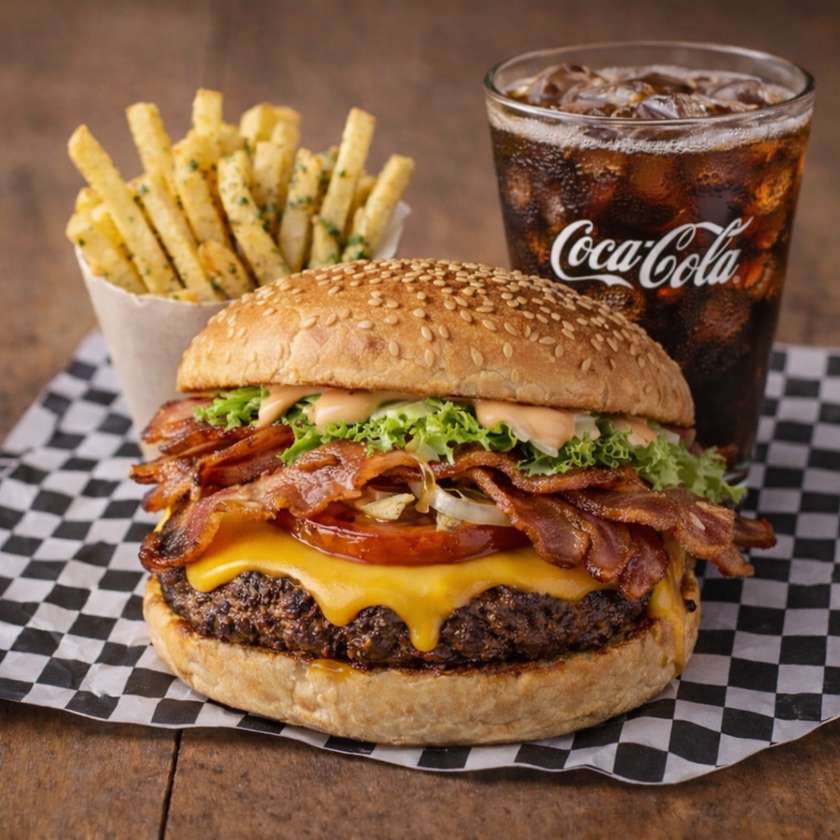 🍔🏟️ 🥇Big Bacon Stadium Combo