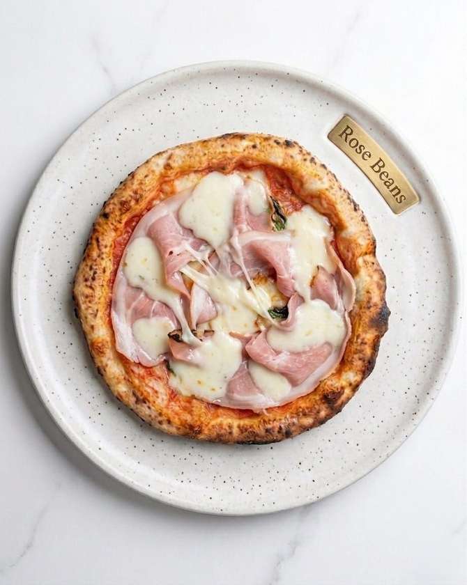 Prosciutto Cotto Pizza - Double Mozzarella