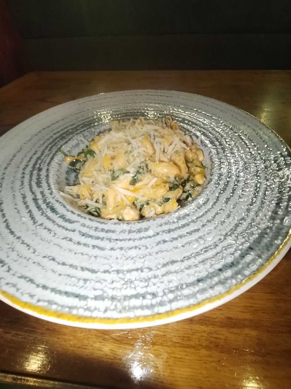 Creamy Chicken & Spinach Rigatoni Pasta