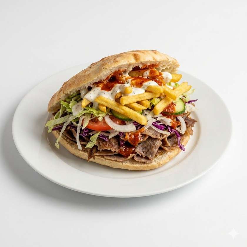 Döner Kebab S Hranolky