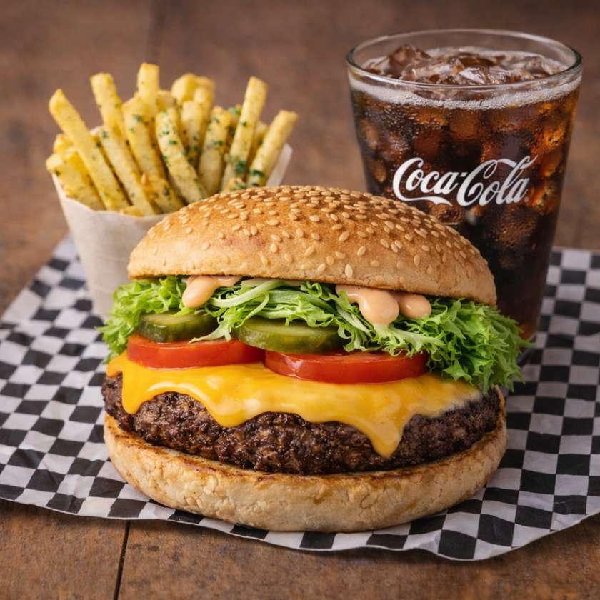 🍔🥇🥇 Champions Game Night  Cheese Combo (1 Person)