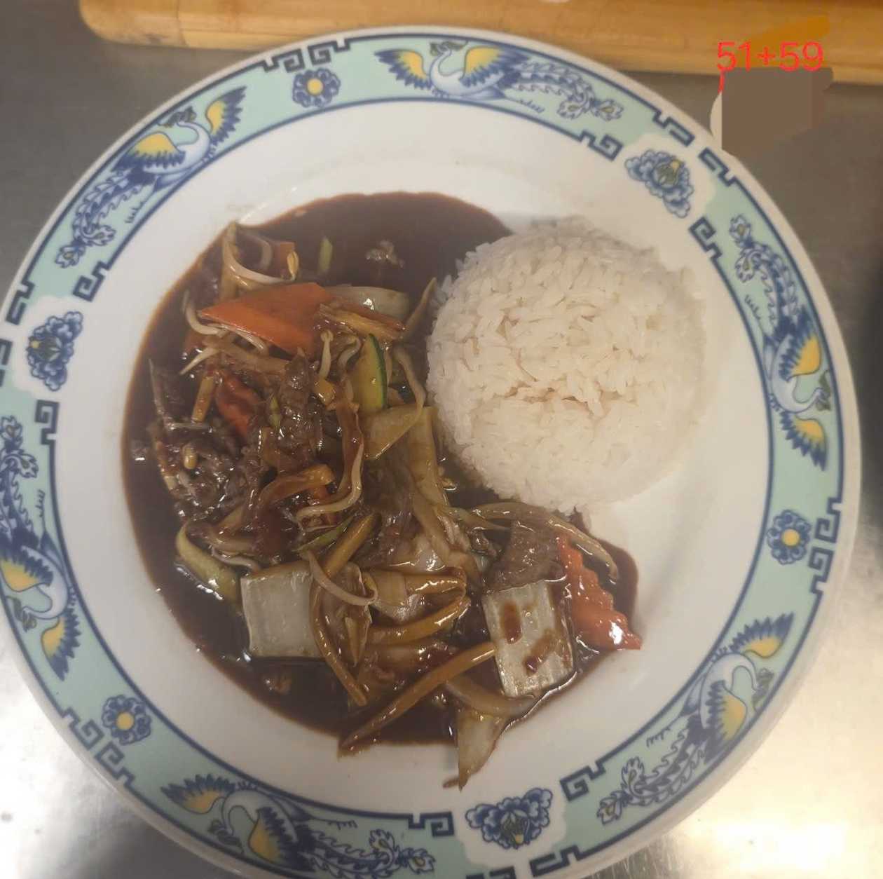 Bò Xào Cay, Cơm Trắng
