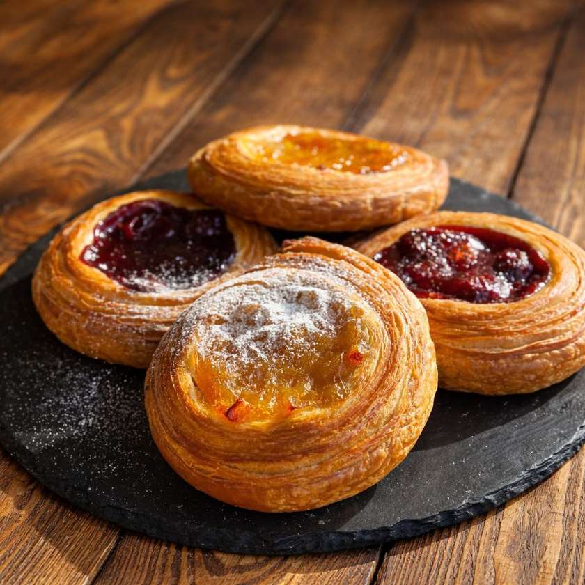 Croissantový koláček