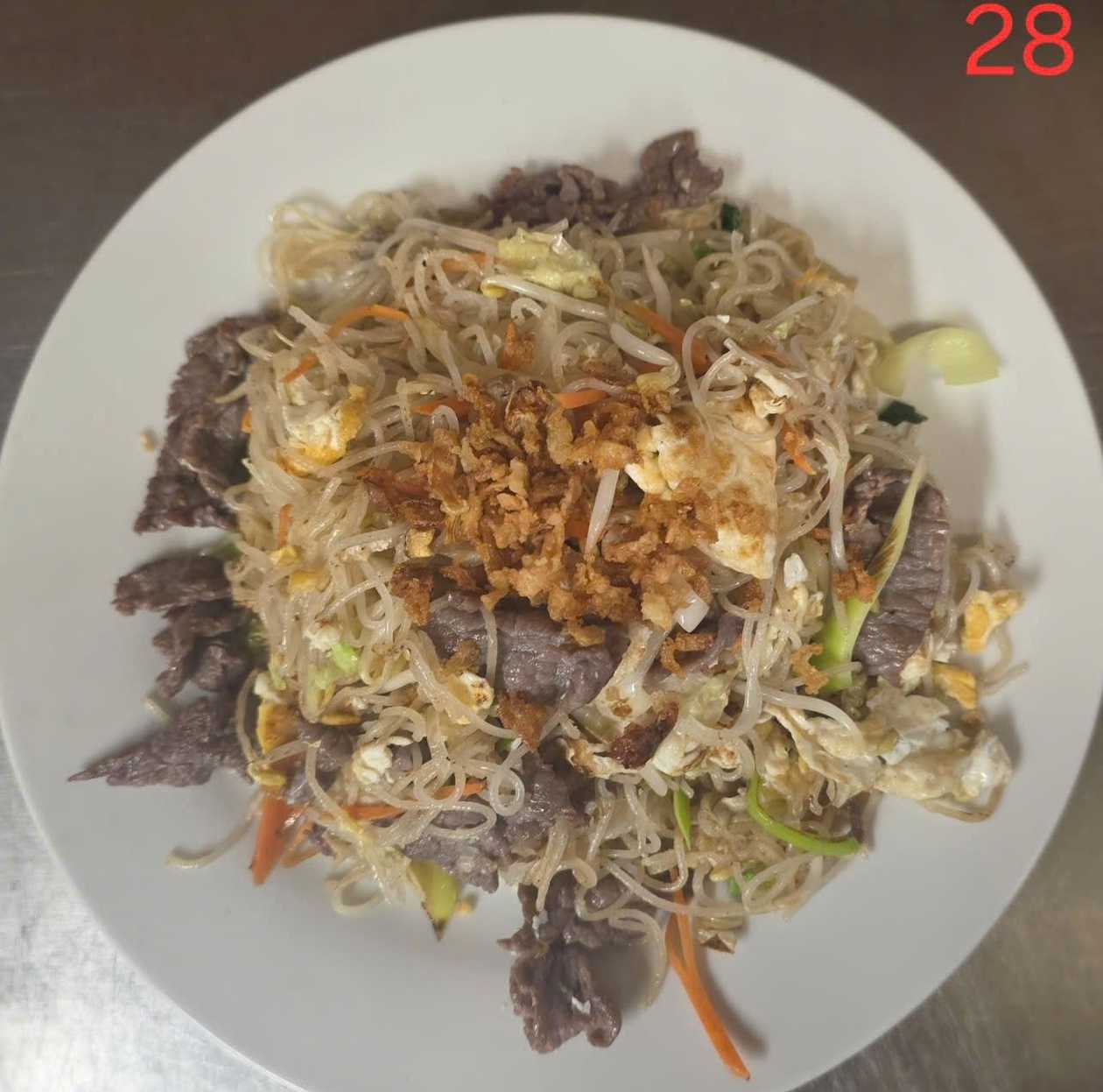 Bún Xào Thịt Bò