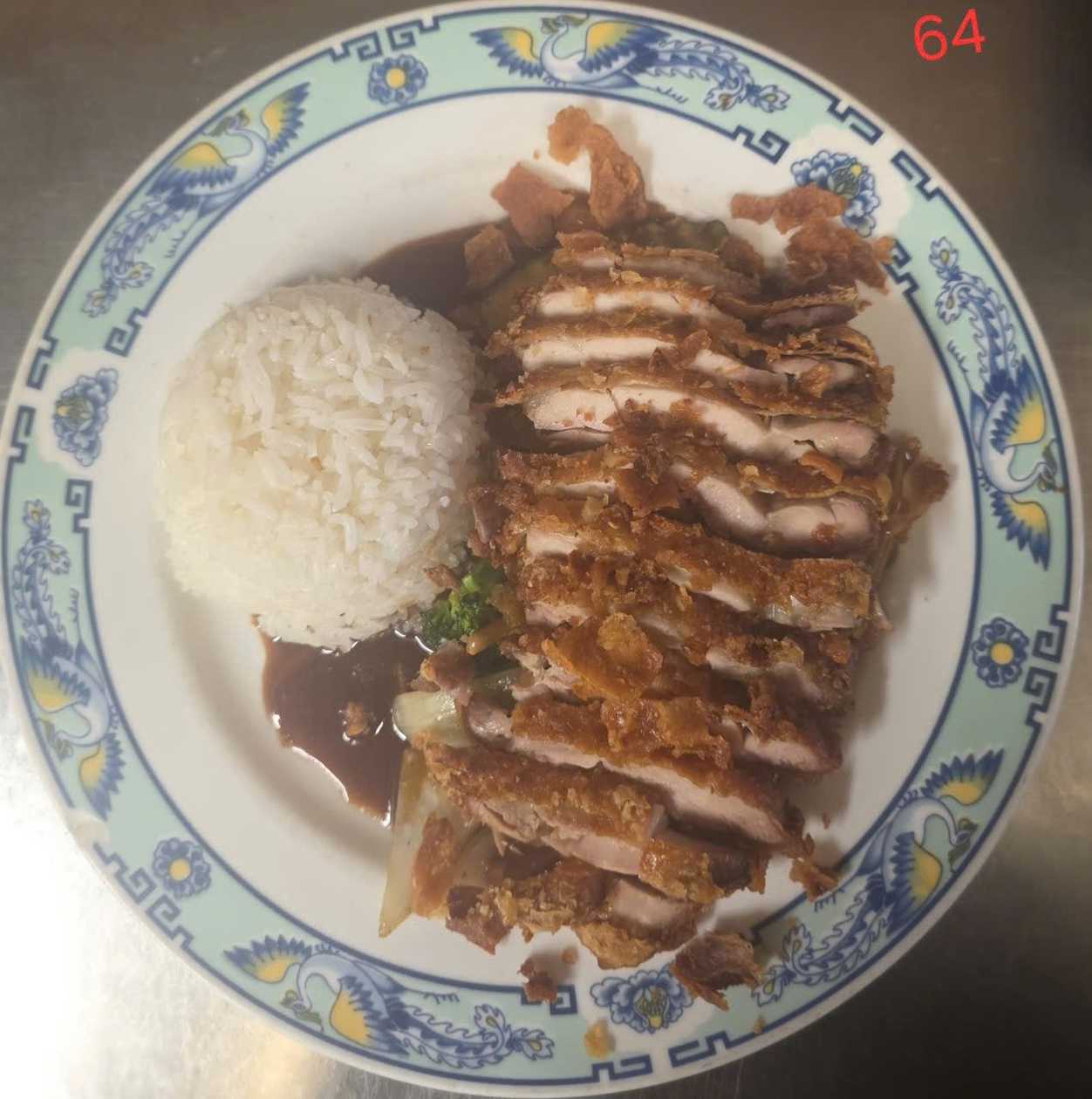 Đùi Gà Chiên, Cơm Trắng