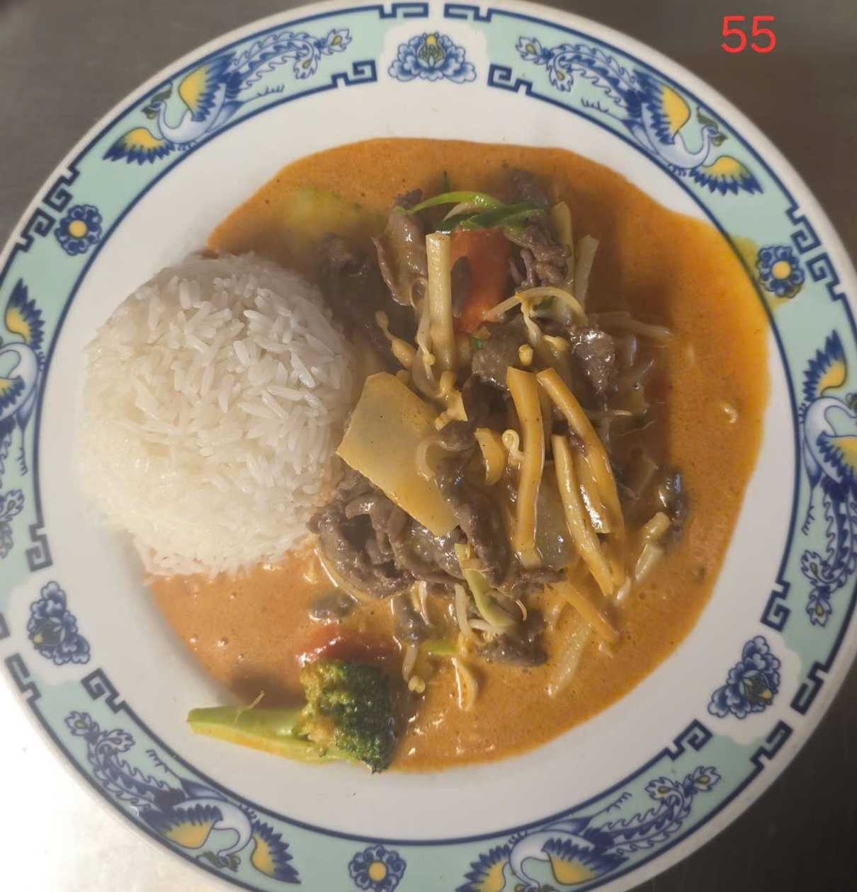 Cà Ri Bò, Cơm Trắng