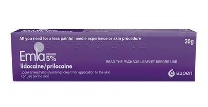 EMLA CREAM (LIDOCAINE 5%)