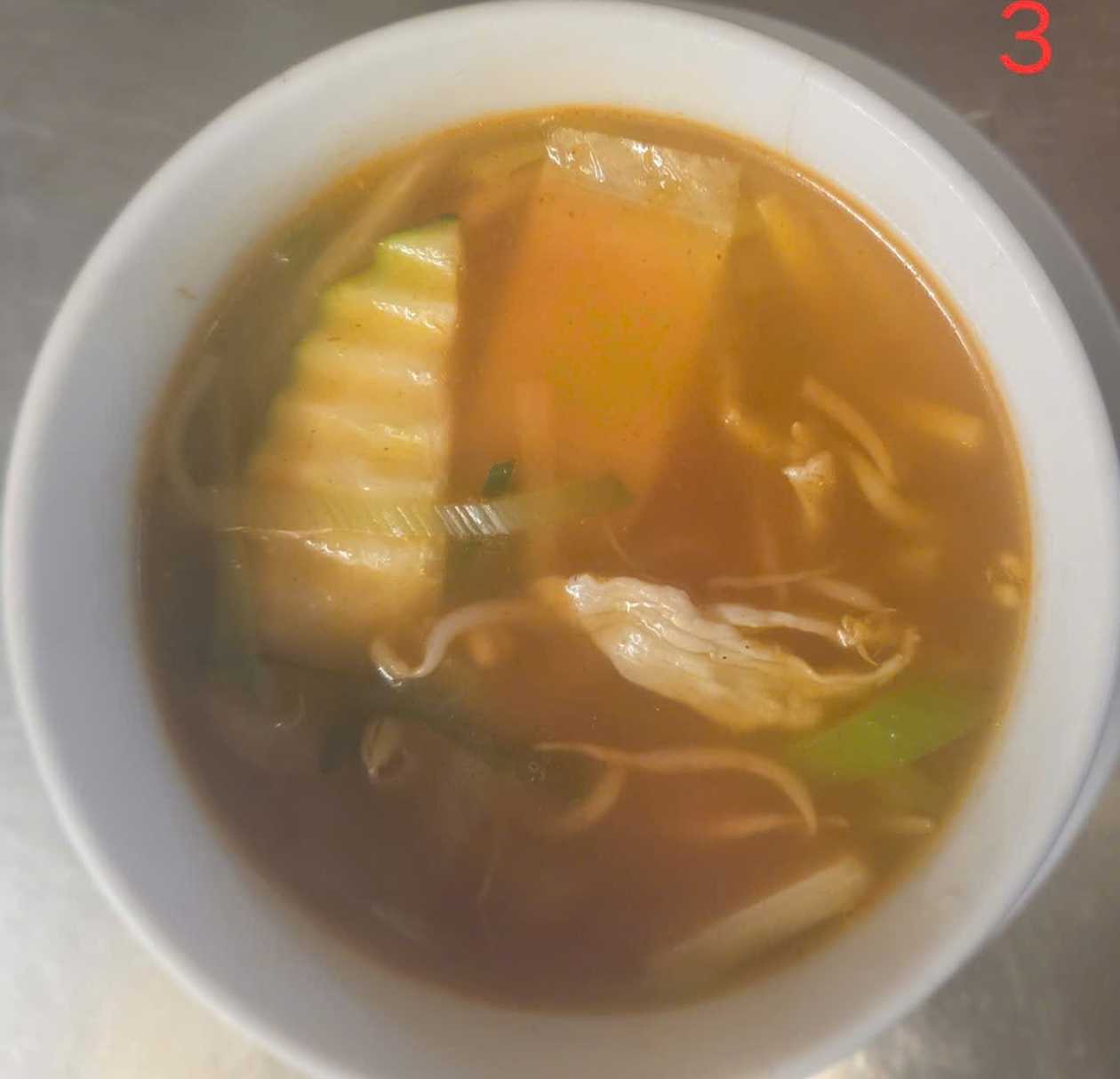 Súp Gà Chua Cay