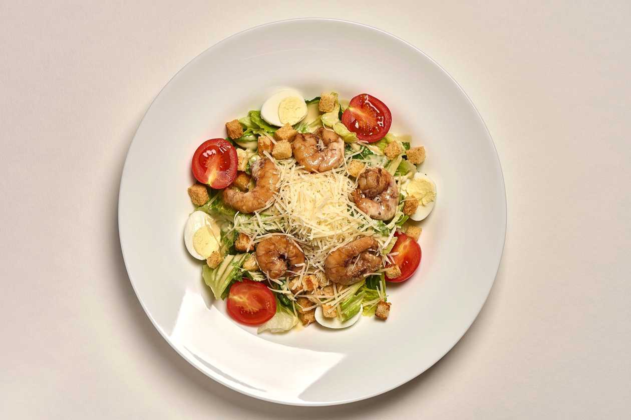 Caesar Salad with Shrimp (300g)