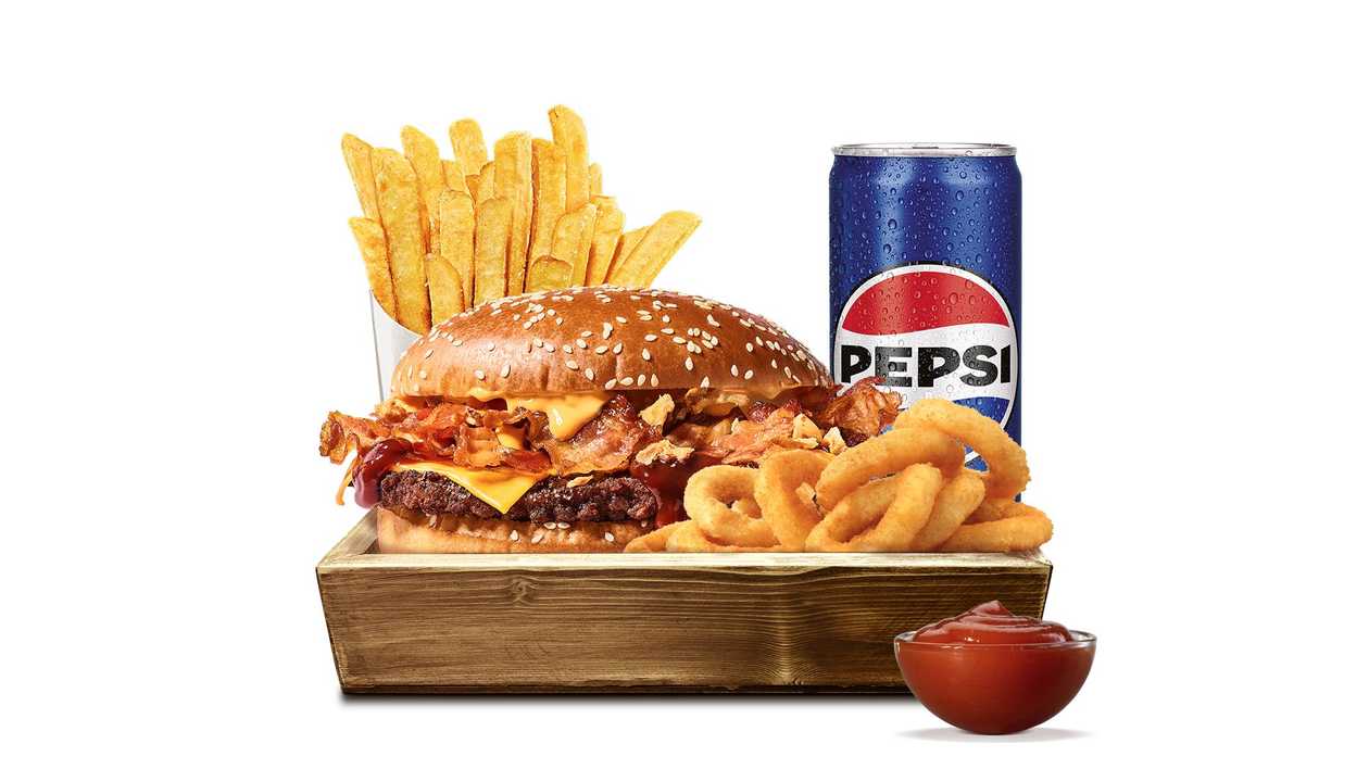 Cheesy BBQ Beef Burger Box