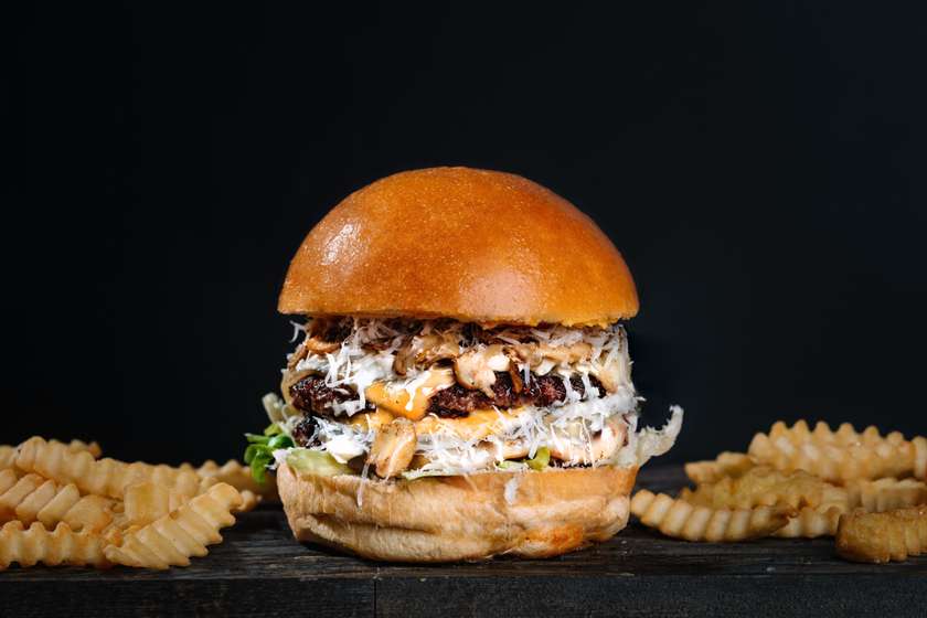 Truffle Burger & Fries