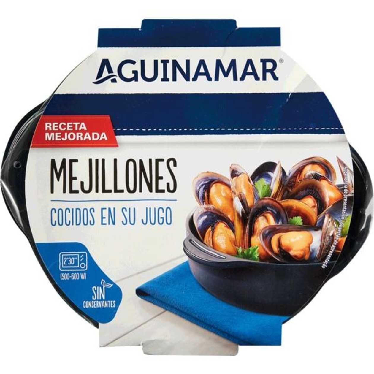 Aguinamar Mexilhão Cozido embalagem 500 g