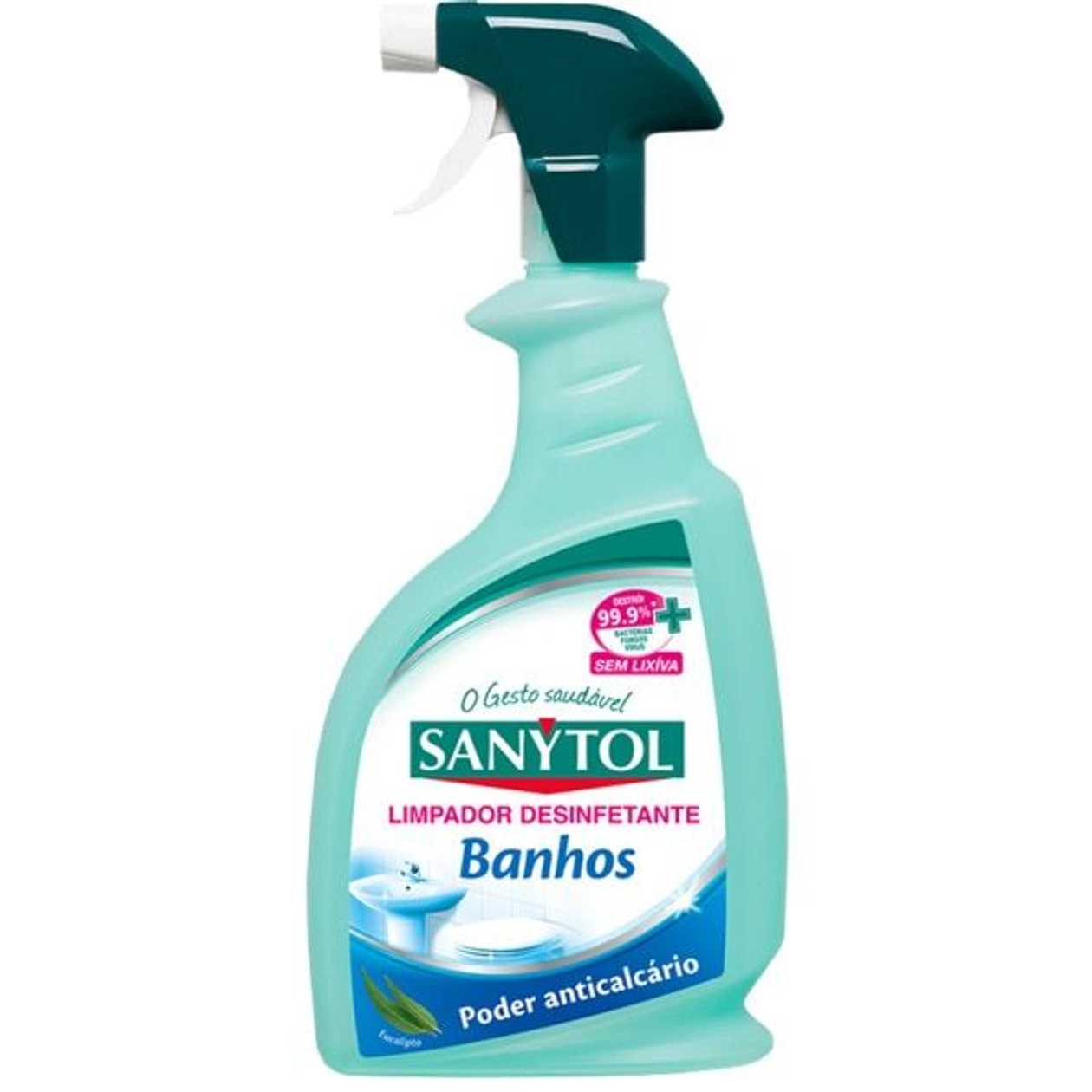 Sanytol Desinfetante Limpador Banhos embalagem 750 ml