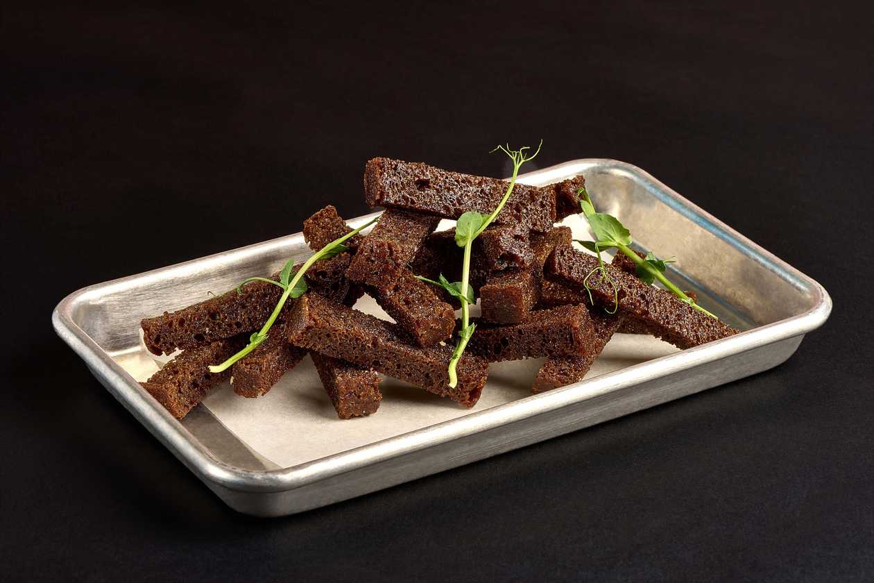 Rye croutons with garlic and herbs (120g)