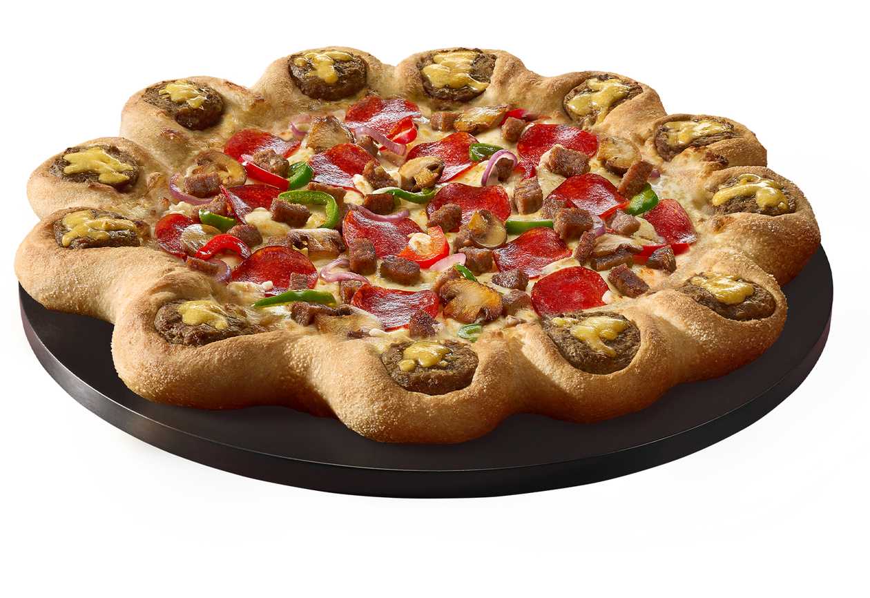Supreme Cheeseburger Crown Pizza Small