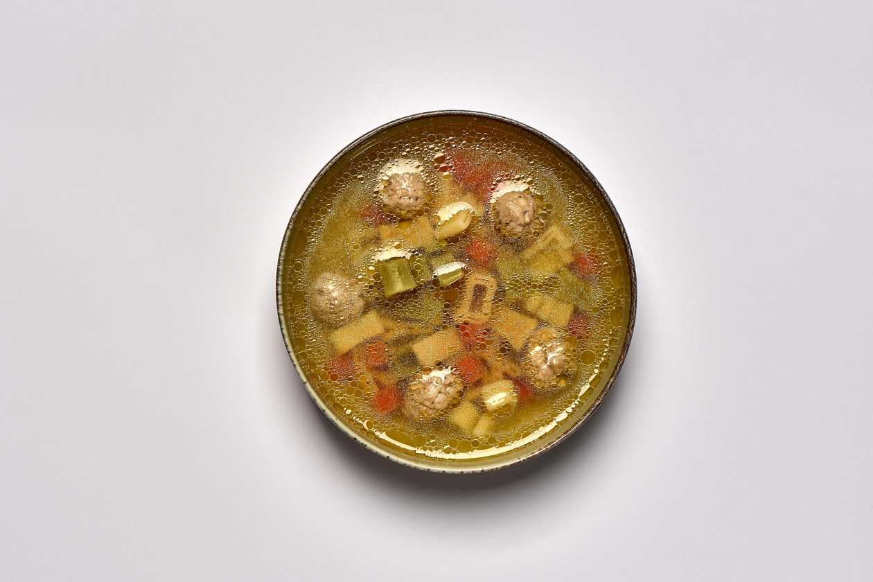 Chicken Broth with Meatballs (300g)