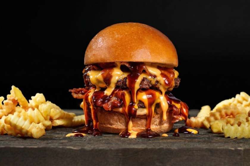 BBQ Bacon Burger & Fries