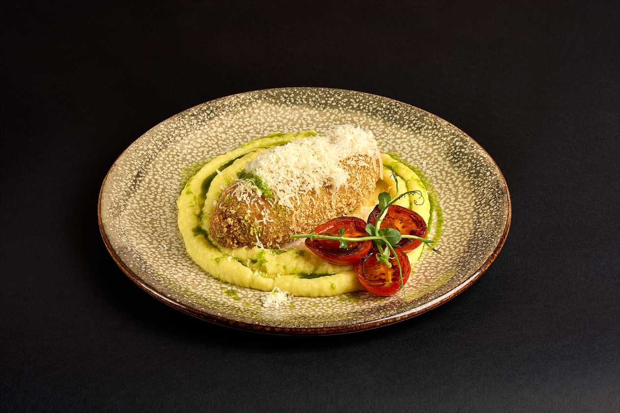 Chicken Kiev with Mashed Potatoes