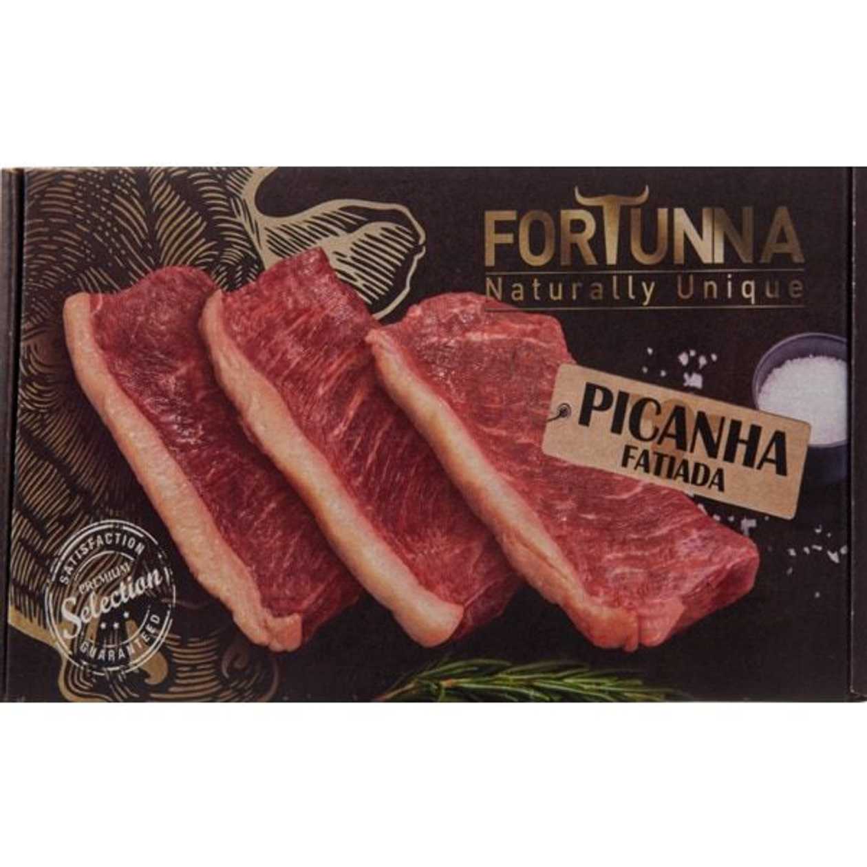 Fortunna Naturally Unique Picanha de Novilho Fatiada embalagem 450 g
