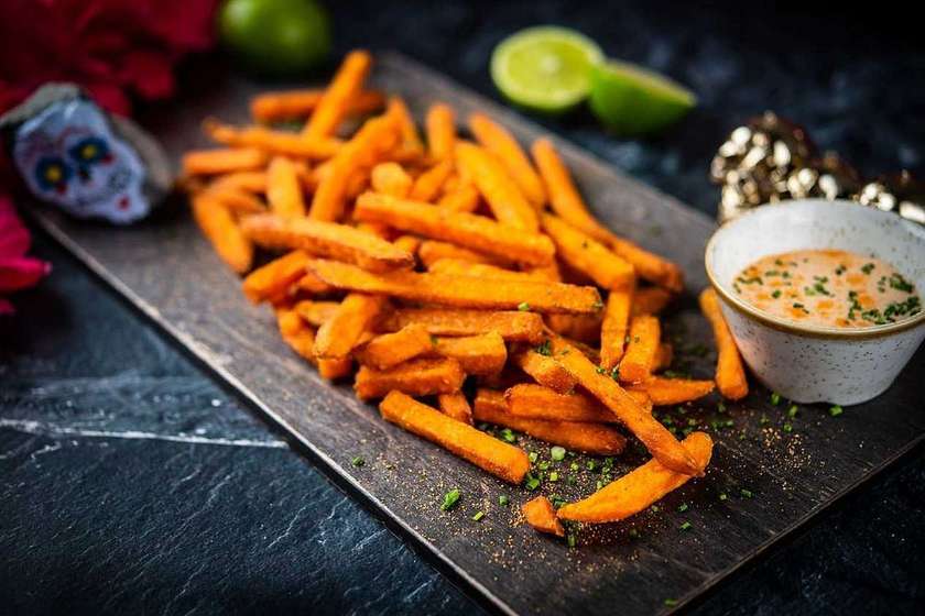 Sweet potato fries with Chipotle sauce