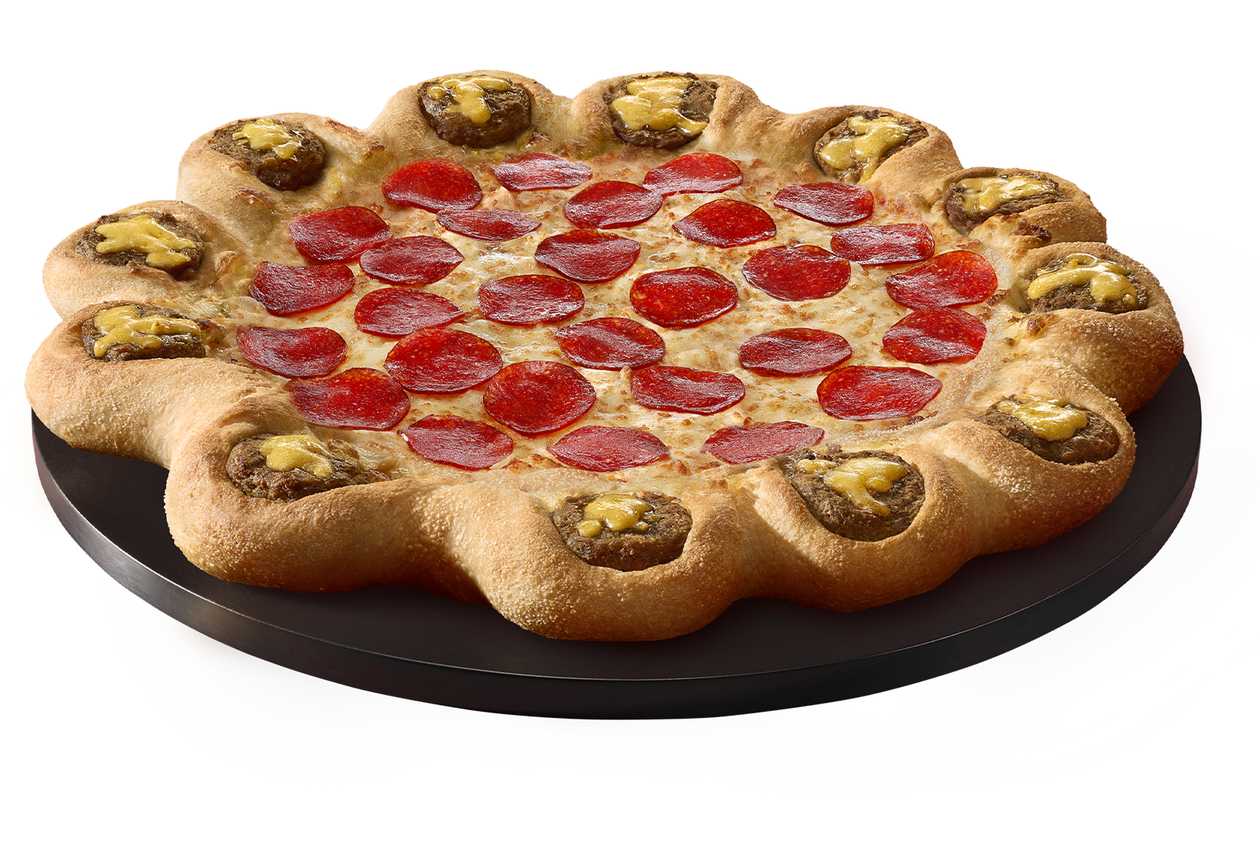 Mini Pepperoni Cheeseburger Crown Pizza