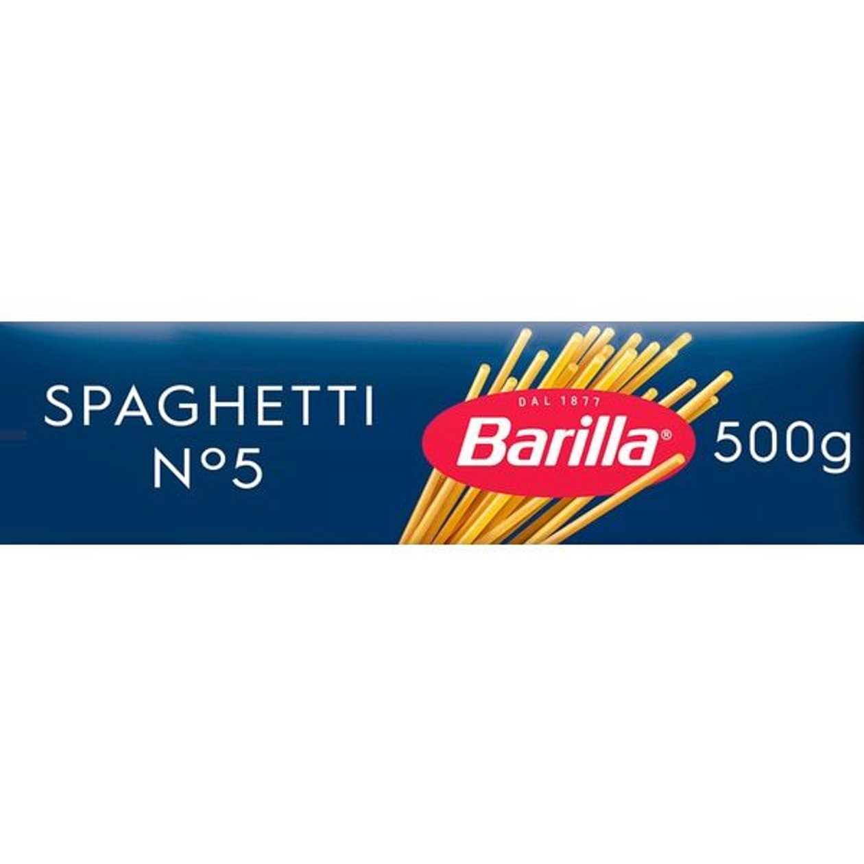 Barilla Spaghetti nº5 embalagem 500 g