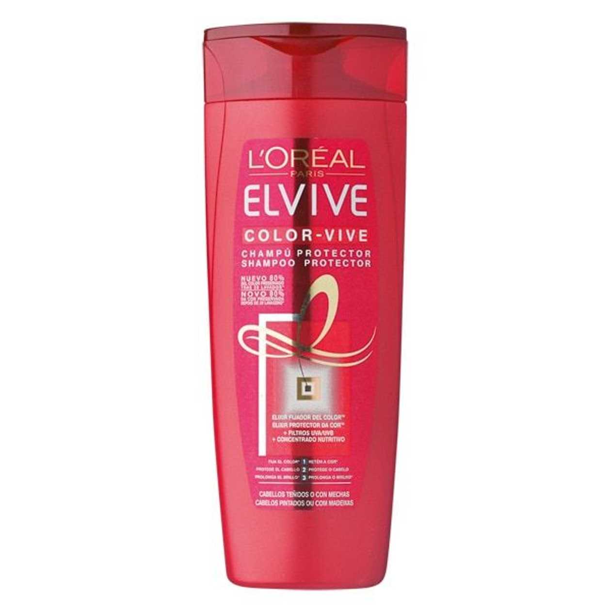 L'Oréal Elvive Color Vive Champô para Cabelos Pintados embalagem 400 ml