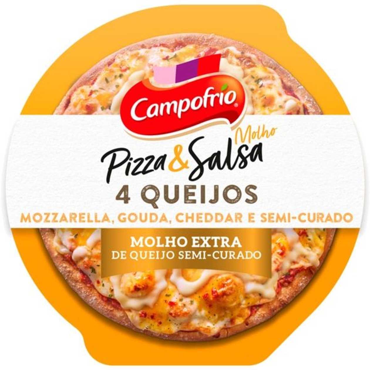 Campofrio Pizza & Salsa Pizza 4 Queijos embalagem 365 g