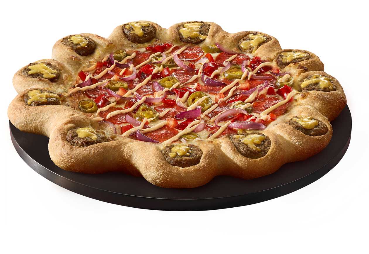 Medium American Spicy Cheeseburger Crown Pizza