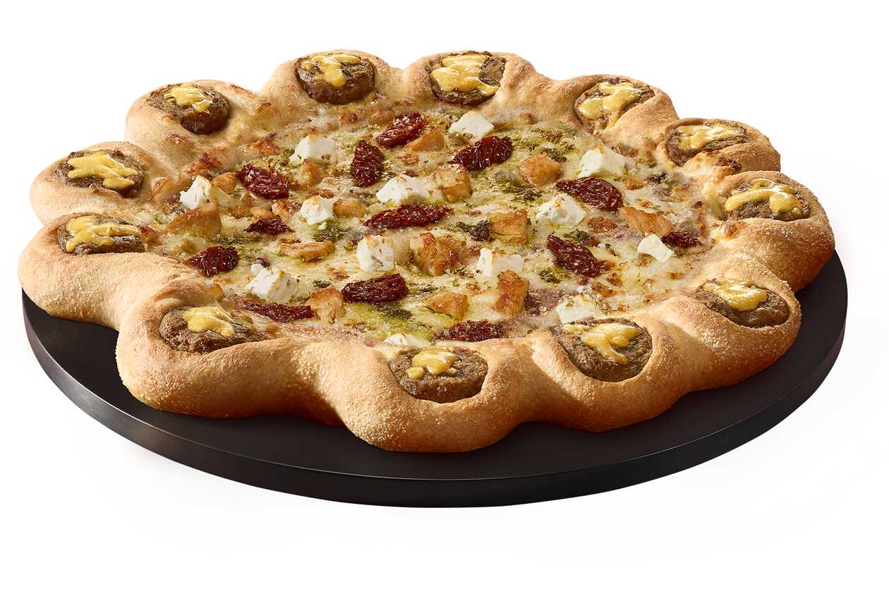 Medium Chicken & Pesto Cheeseburger Crown Pizza