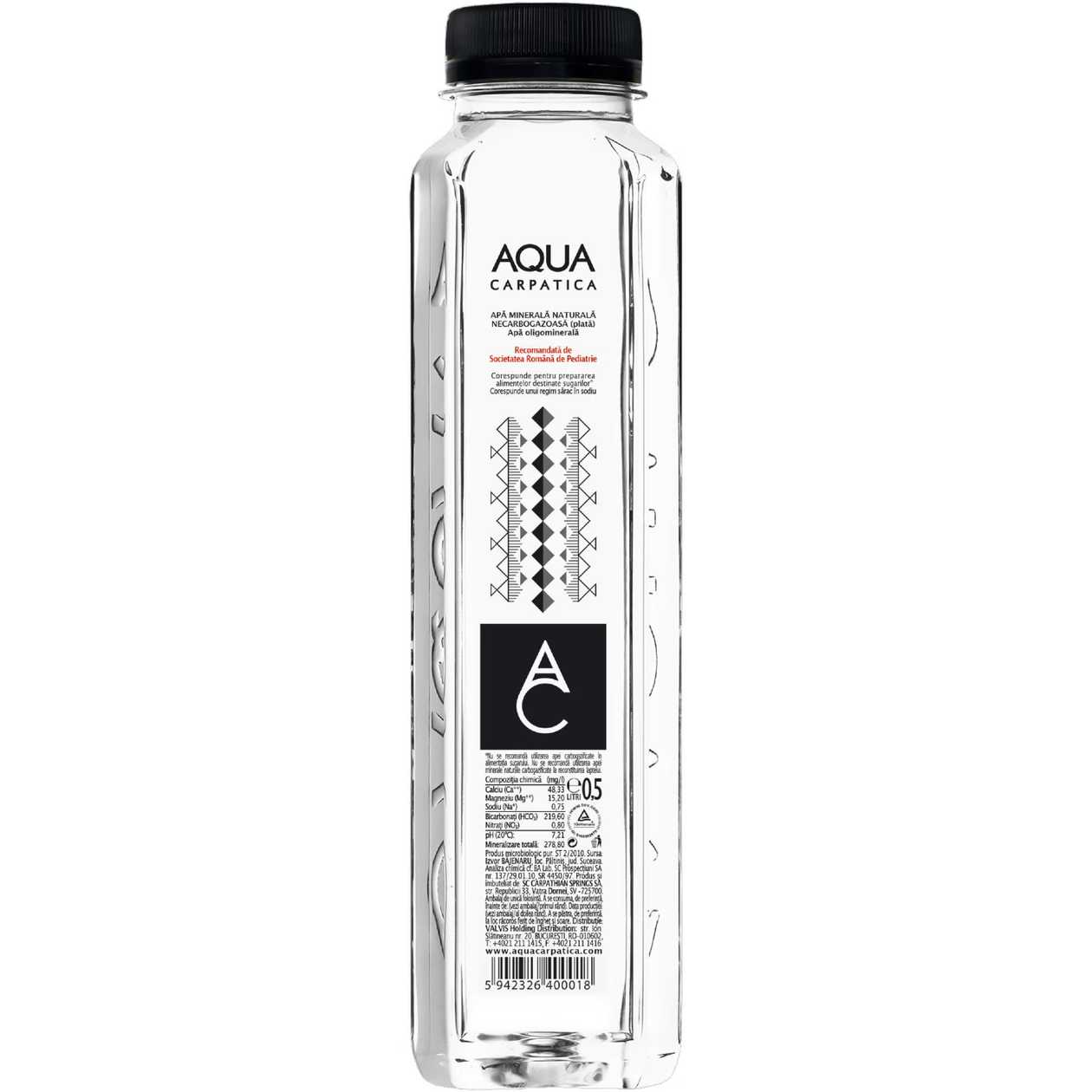 Aqua Carpatica Necarbogazoasa 0.5L