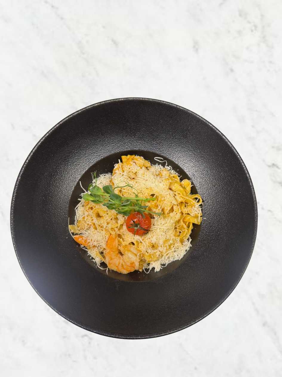 Pasta bisque di gamberi
