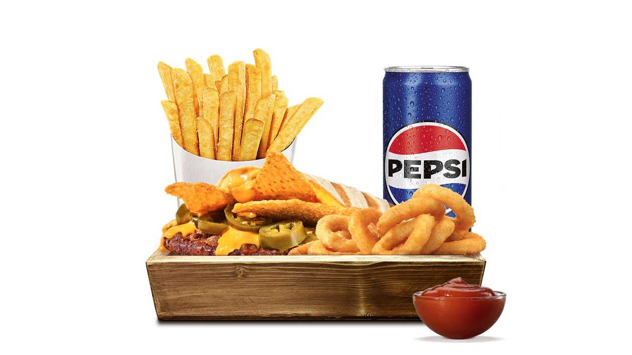 Cheesy Nachos Beef Pocket Box