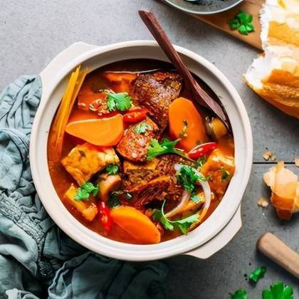 Beef Stew & Rice