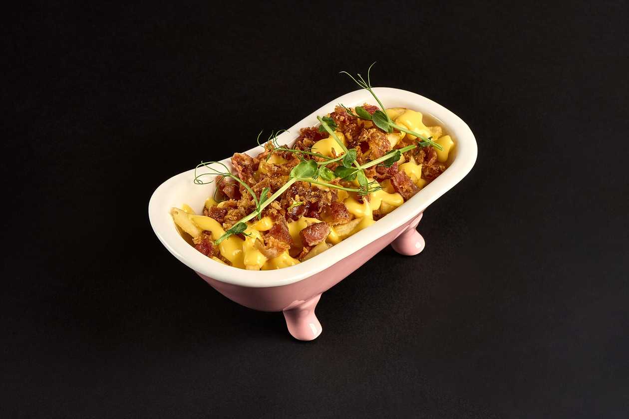 Bacon and Cheese Sauce Fries Bath (150g)