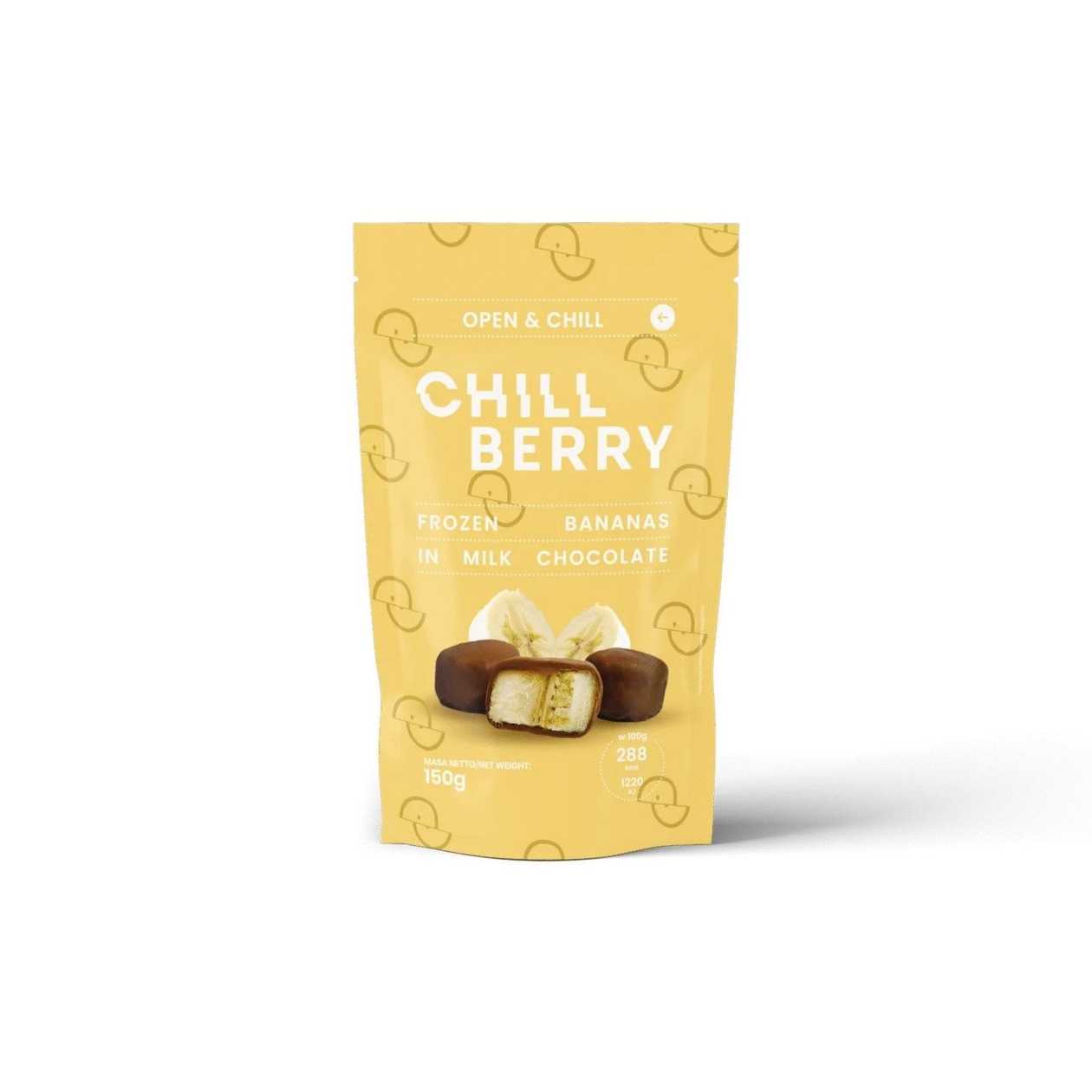 Chilberry Milk Chocolate Bananas 150g