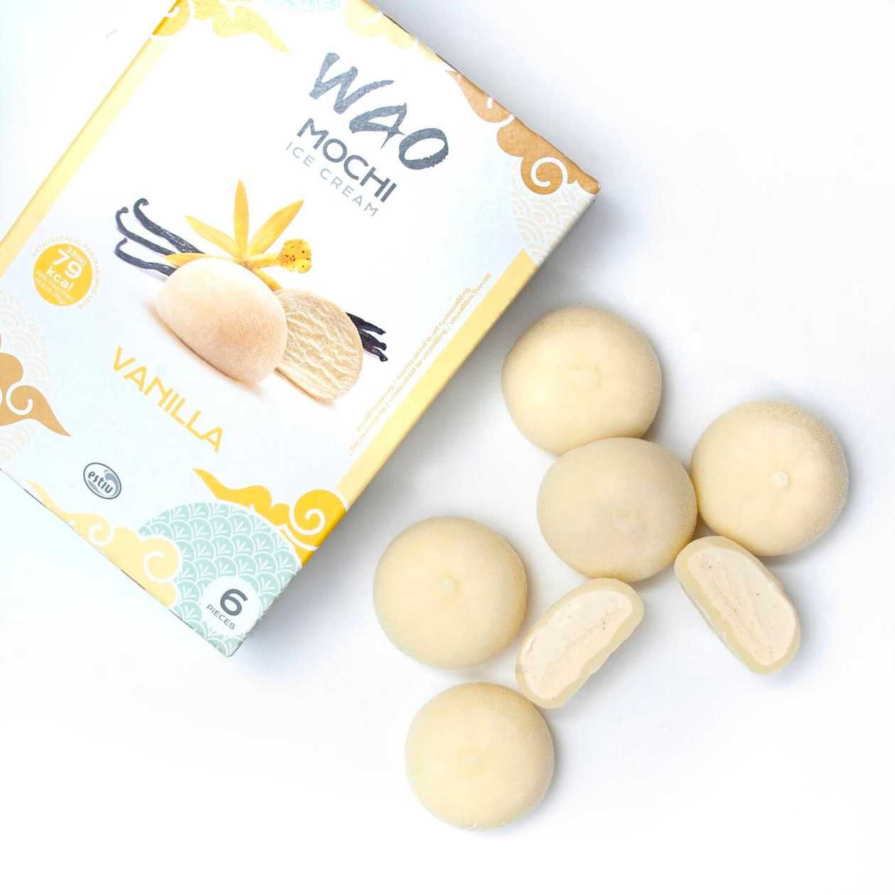 Vanilla Mochi Ice Cream (WAO) 210 g