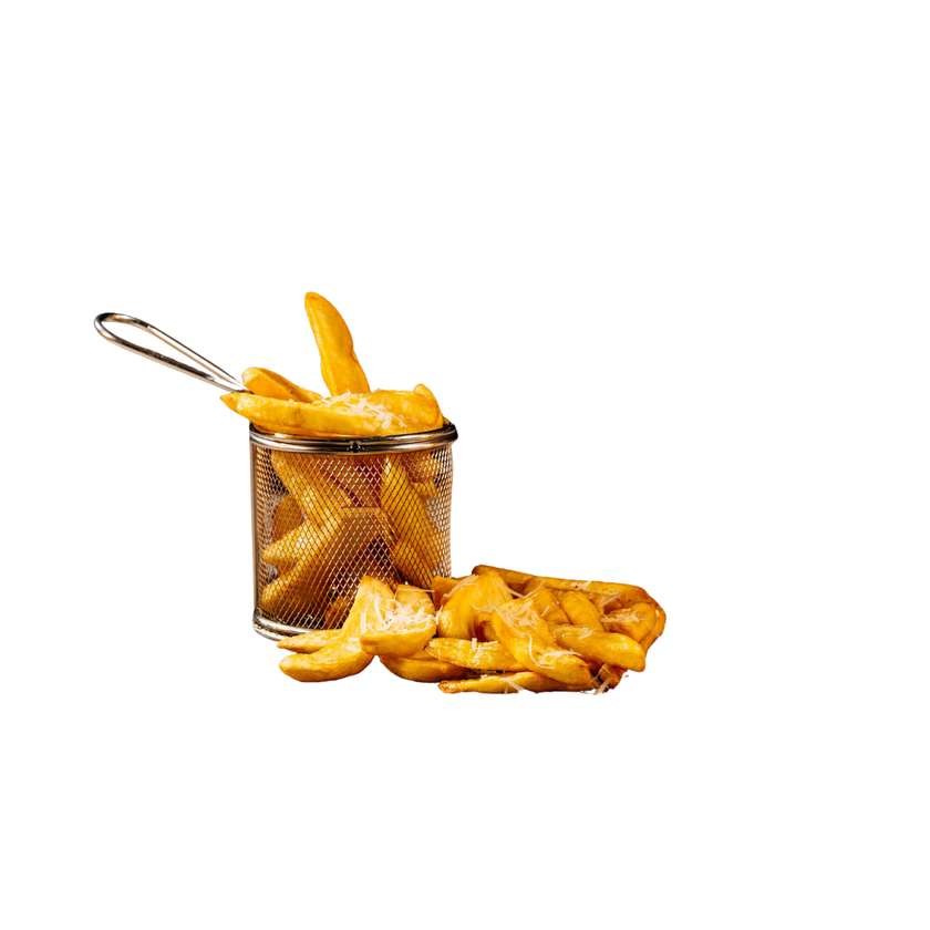 Cartofi prajiti cu usturoi si parmezan 150gr