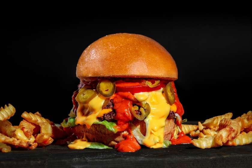 Mexican Burger & Fries