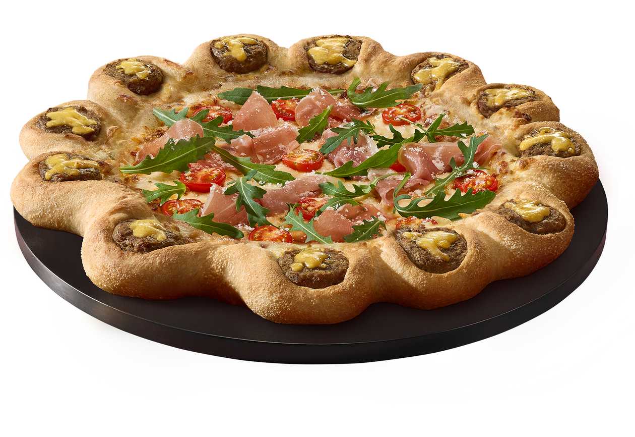 Prosciutto & Arugula Cheeseburger Crown Medium Pizza