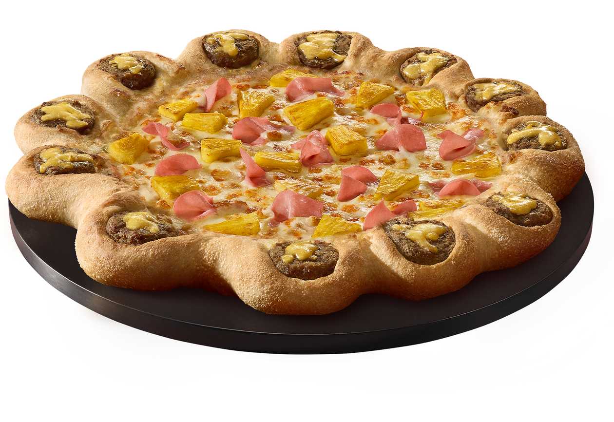 Hawaiian Cheeseburger Crown Medium Pizza